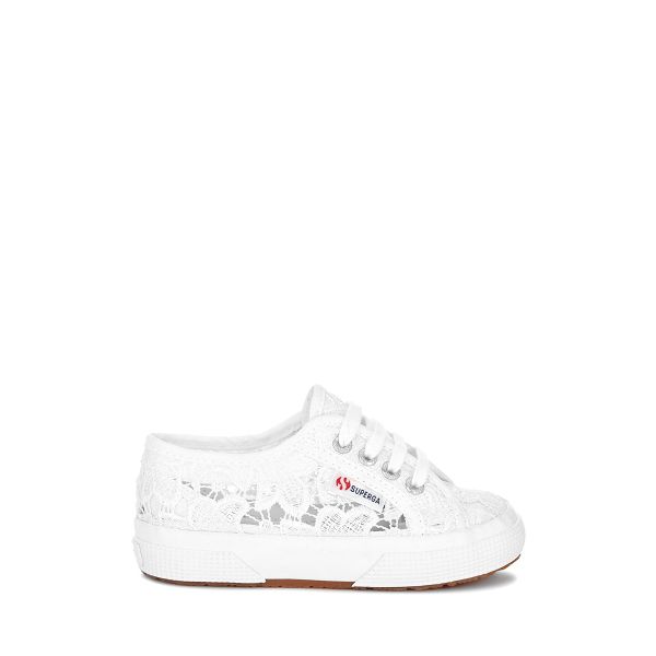 Superga 2750 Macrame White Sneakers - Kids Sneakers USA | US9753422